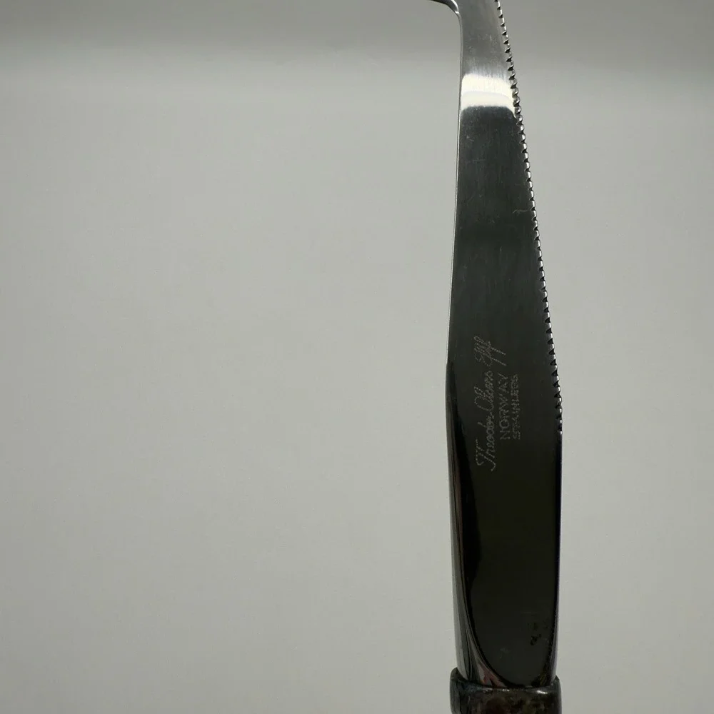 Vintage David Anderson Cheese Knife‎ Pewter & Theodor Olsens Spread Knife Norway
